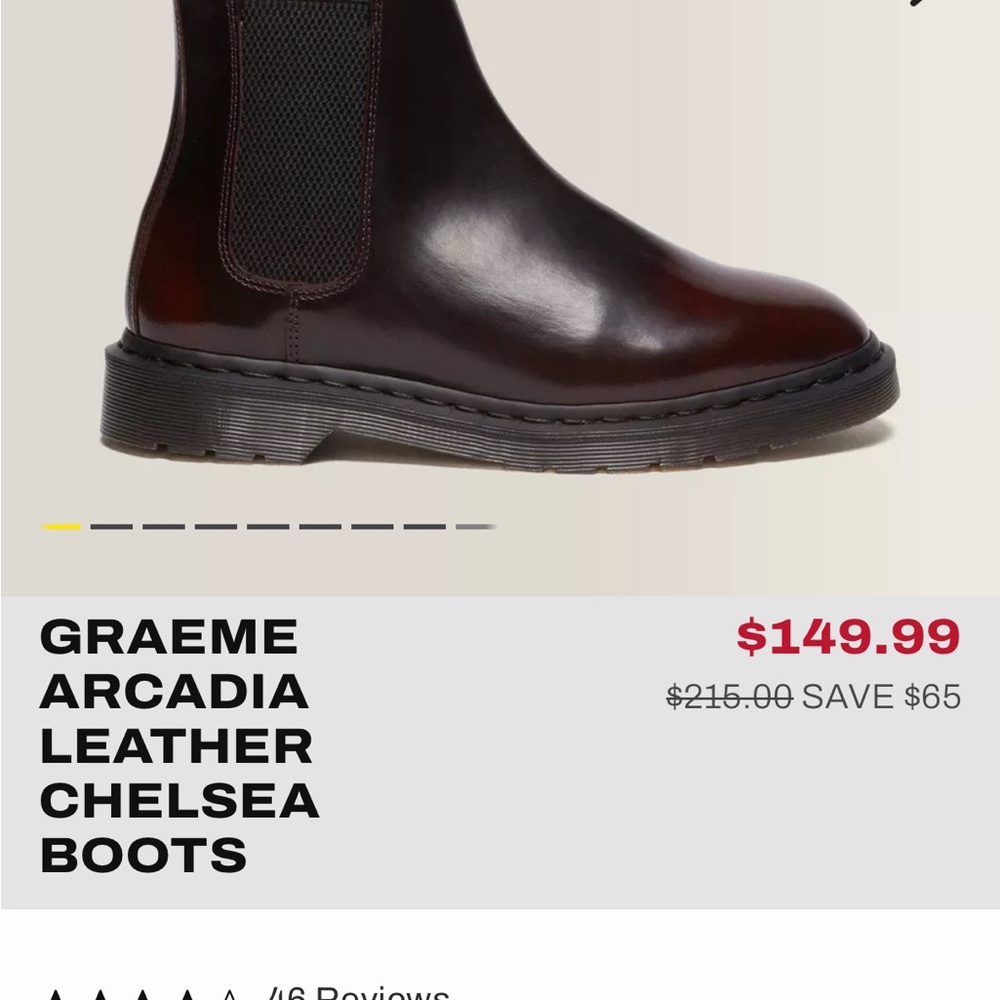 Graeme Arcadia Leather Chelsea boot Unisex
